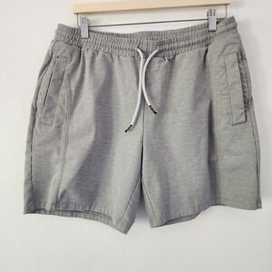 BYLT Premium Basics Men's Gray Heathered‎ Lounge Shorts Casual Comfort size XL